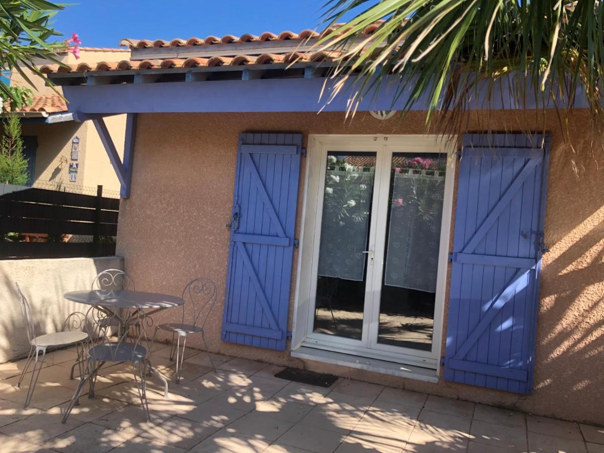 De La Clape A La Mer Mon Petit Pavillon Labellise - F2- Piscine Commune - Wifi Gratuit- Parking Prive - Arrivee Autonome - 800 M Plage - Grande Terrasse Abritee Vent - Saint-Pierre-la-Mer  Eksteriør billede