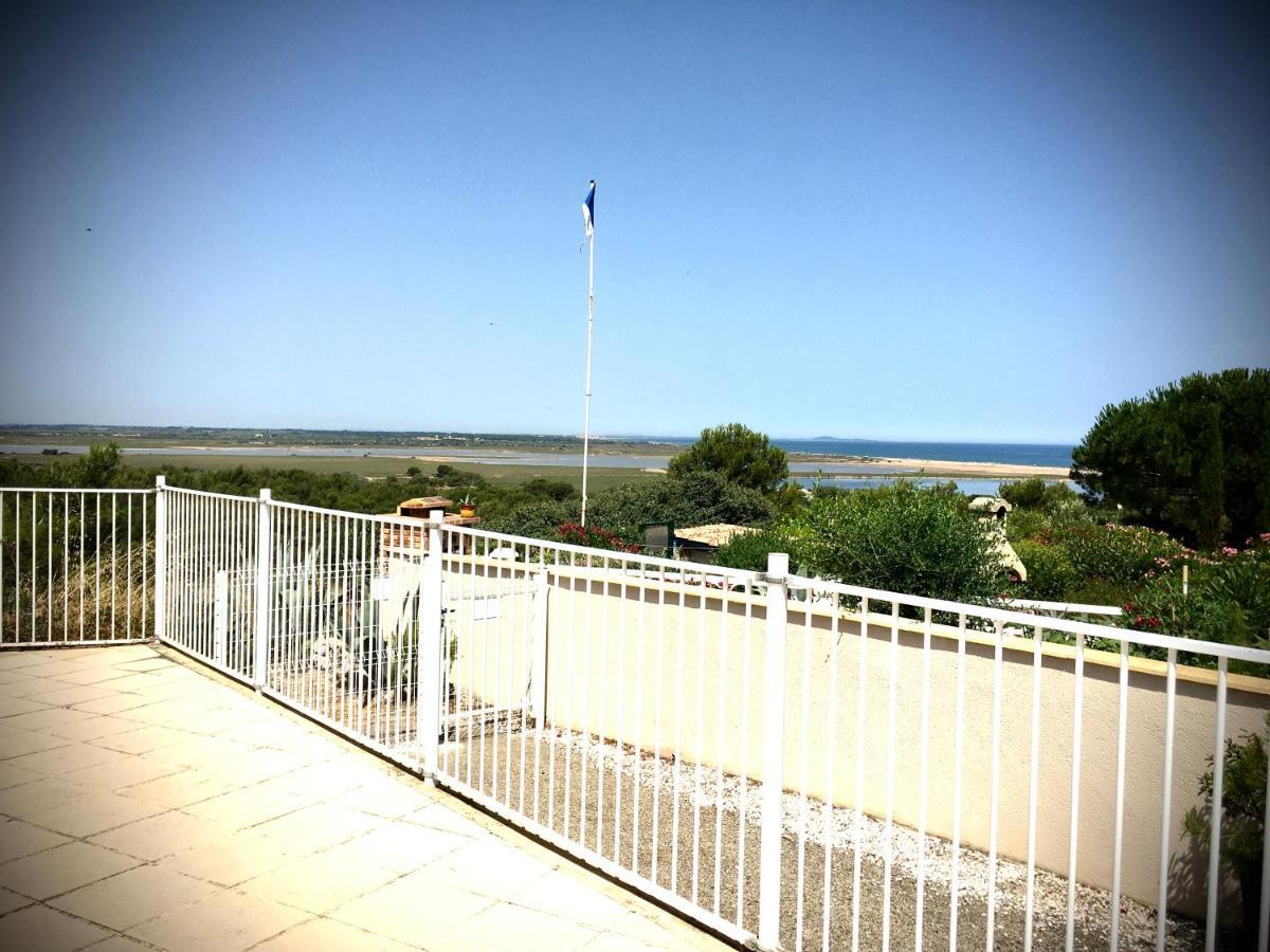 De La Clape A La Mer Mon Petit Pavillon Labellise - F2- Piscine Commune - Wifi Gratuit- Parking Prive - Arrivee Autonome - 800 M Plage - Grande Terrasse Abritee Vent - Saint-Pierre-la-Mer  Eksteriør billede